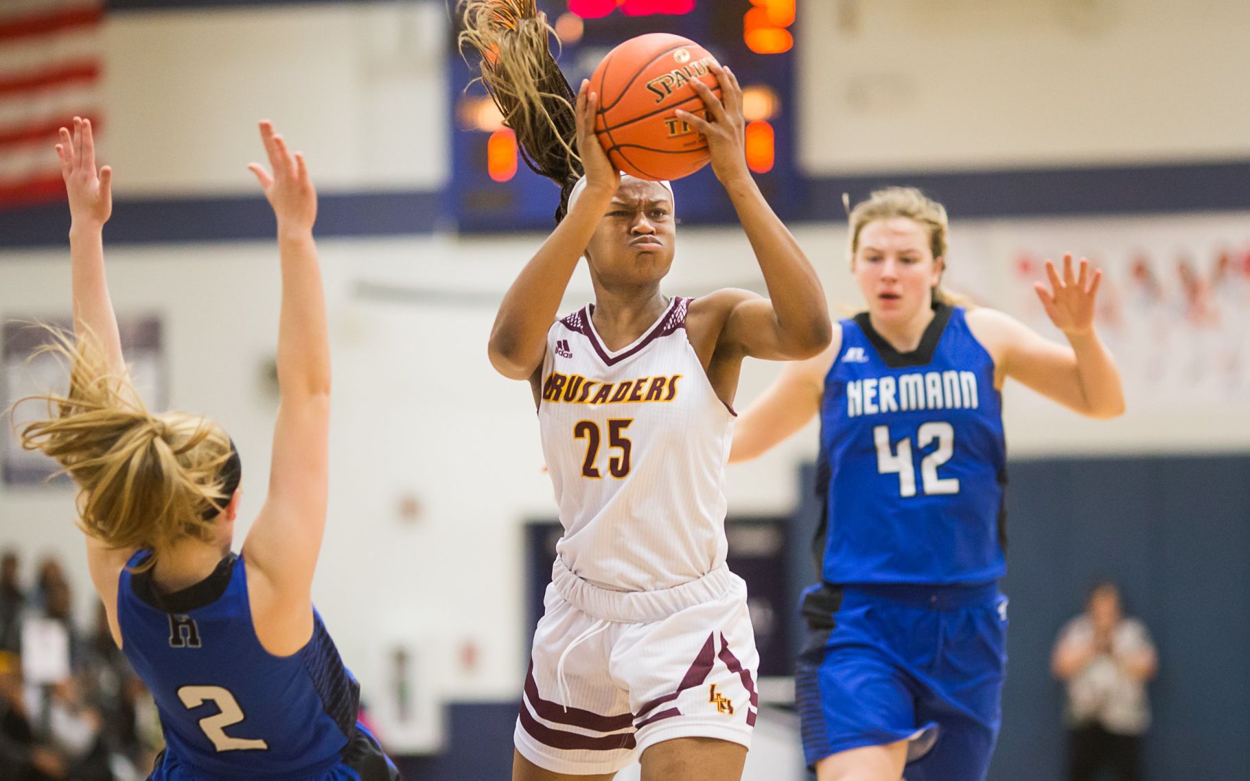 Lutheran North vs. Hermann girls basketball